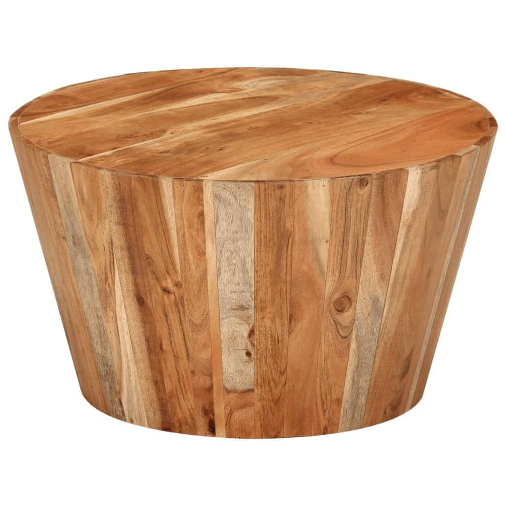 Petromila vidaXL Konferenčný stolík Ø52x30 cm masívne akáciové drevo